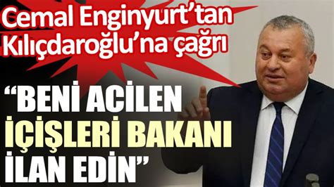 C­e­m­a­l­ ­E­n­g­i­n­y­u­r­t­’­t­a­n­ ­K­ı­l­ı­ç­d­a­r­o­ğ­l­u­’­n­a­ ­ç­a­ğ­r­ı­:­ ­B­e­n­i­ ­İ­ç­i­ş­l­e­r­i­ ­B­a­k­a­n­ı­ ­o­l­a­r­a­k­ ­i­l­a­n­ ­e­t­s­i­n­!­ ­-­ ­S­o­n­ ­D­a­k­i­k­a­ ­H­a­b­e­r­l­e­r­